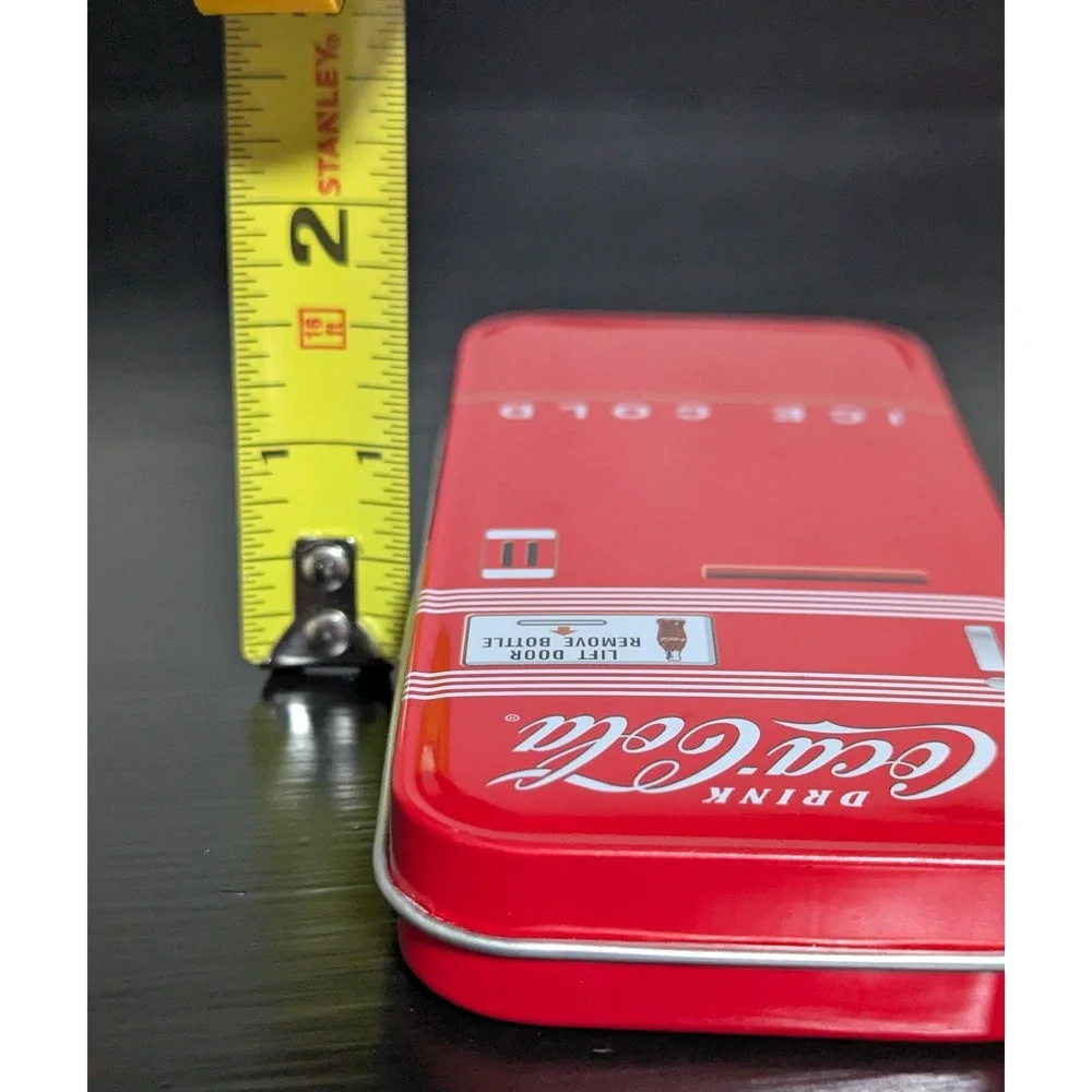 Vintage Coca Cola Red Band Watch in Original Refrigerator Tin‎ Box and Packaging